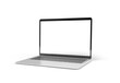 © sdecoret - Modern laptop computer screen isolated on transparent background with shadows. 3D rendering