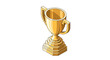 © MyOwnSheep - Illustrative golden trophy symbol with a majestic and gleaming effect