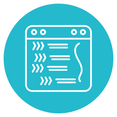 Wall Mural - Code Correction icon vector image. Can be used for Computer Programming.