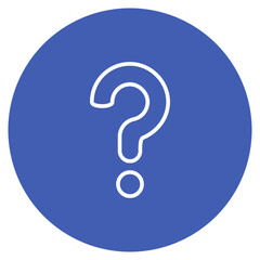 Wall Mural - Answer icon vector image. Can be used for Contact Us.