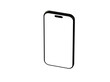 © vegefox.com - High-quality image of a modern smartphone with a blank screen, perfect for app presentations or website designs.