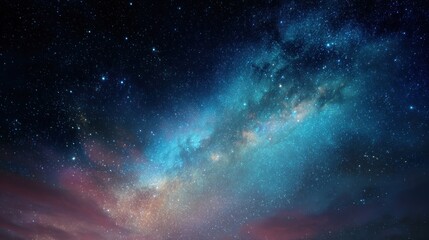 Wall Mural - Starry night sky