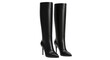 © Rehana - Pair of high heeled black leather knee high boots isolated PNG with Transparent Background