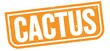 © outchill - CACTUS text written on orange stamp sign.