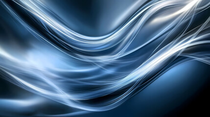 Wall Mural - Abstract Flowing Light Design