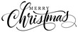 © sense - Merry christmas lettering calligraphy vector eps