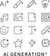 © samiul - AI Generation Icon Set Creativity, Ideas, and Tools