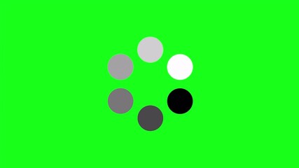 Green Screen Loading Animation Background for Technology and Streaming Videos