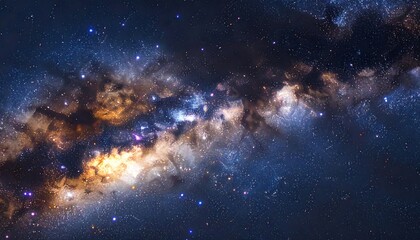 Cosmic nebulae, vibrant colors, deep space