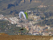 Paragliders at Cenes in the Sierra Nevada, Spain	