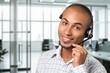 © BillionPhotos.com - Man portrait with headset for customer service concept