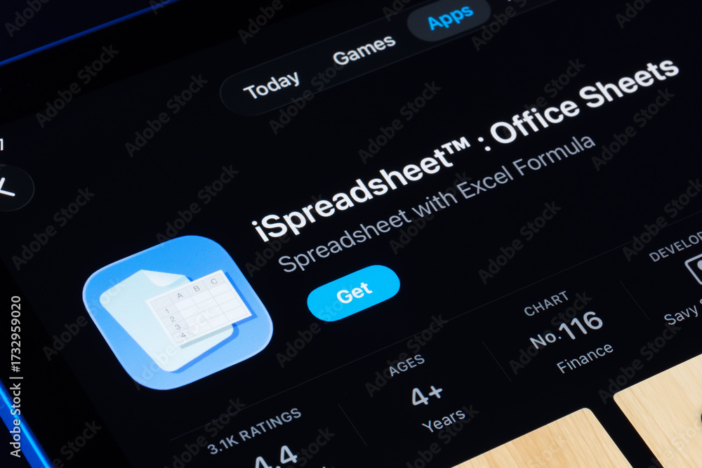 iSpreadsheet Office Sheets on iPad App Store with Apple Liquid Glass ...