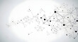 © Stylish - Abstract network connections forming a complex system on a light background for data visualization use