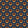 © BornThisWay - Seamless Pattern of Dates in Bowls for Ramadan Iftar