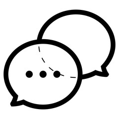 chatting communication icon