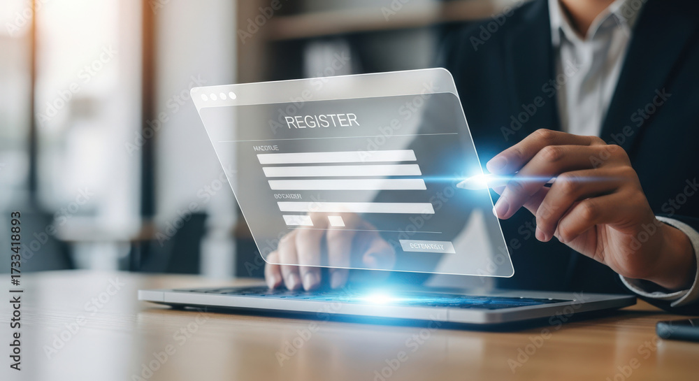 Streamlining Digital Registration A Modern Interface for User ...