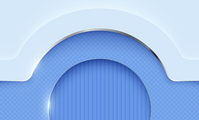 Wall Mural - Abstract blue wave background with lines and modern design