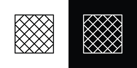 Mosquito net icon. Thin linear vectors pack
