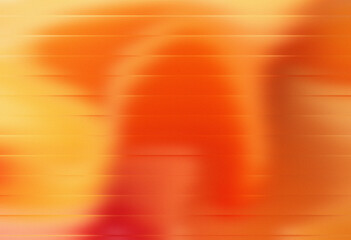 Wall Mural - Orange Red Yellow Abstract Background – Horizontal Blur Gradient Flow Texture Art. abstract orange background with waves
