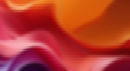 Wall Mural - Red Orange Pink Purple Abstract Background – Gradient Wave Flow Texture Art Design. abstract colorful background