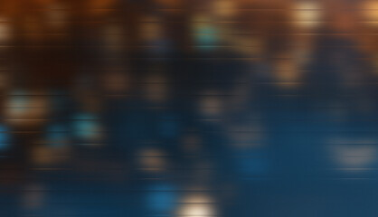 Wall Mural - Orange, Blue Yellow Abstract Background – Blurred Gradient Motion Glow Texture Light Design. abstract blue background