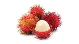 Fresh rambutan fruit isolate on white background