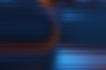 Wall Mural - Blue, Orange Abstract Background – Horizontal Gradient Motion Blur Texture Glow Light Design. abstract blue background