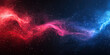© Vitalii - Crimson and navy galaxy with bright core highlights