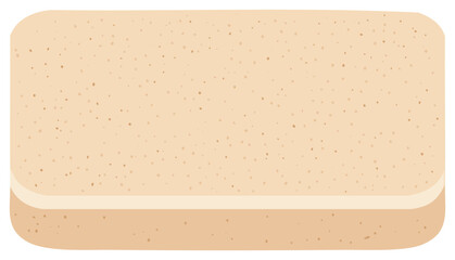 Light beige rectangle with layered texture flat design concept