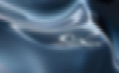 Wall Mural - Blue Gray Abstract Background – Horizontal Blur Gradient Motion Texture Art Design. abstract blue background with rays