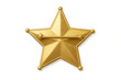 © PNG Kingdom  - Golden star sheriff badge representing law enforcement authority and leadership on a transparent background