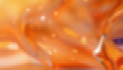 Wall Mural - Orange Red Abstract Background – Wavy Gradient Blur Motion Texture Glow Art Design. abstract motion background