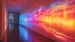© dewpra - Luminous corridor showcasing an abstract display of ethereal energy flow