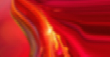 Wall Mural - Red Orange Pink Abstract Background – Wavy Gradient Glow Motion Texture Art Design. red and yellow background