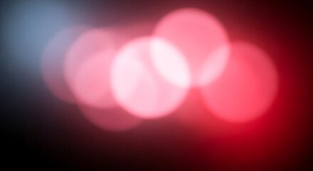 Canvas Print - Blurred red and blue bokeh lights abstract background image photo