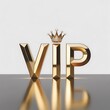© KamrulHasan - Golden VIP Letters with Crown