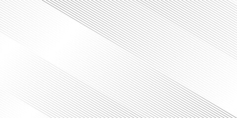 Wall Mural - Minimal diagonal stripe oblique, slanting lines gradient abstract art modern geometric vector pattern background. black and white ribbed striped diagonal line pattern as gradient fabric texture.	
