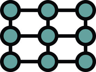 Modern Network Connection Nodes Connecting Nodes Nodes Connection Interconnection