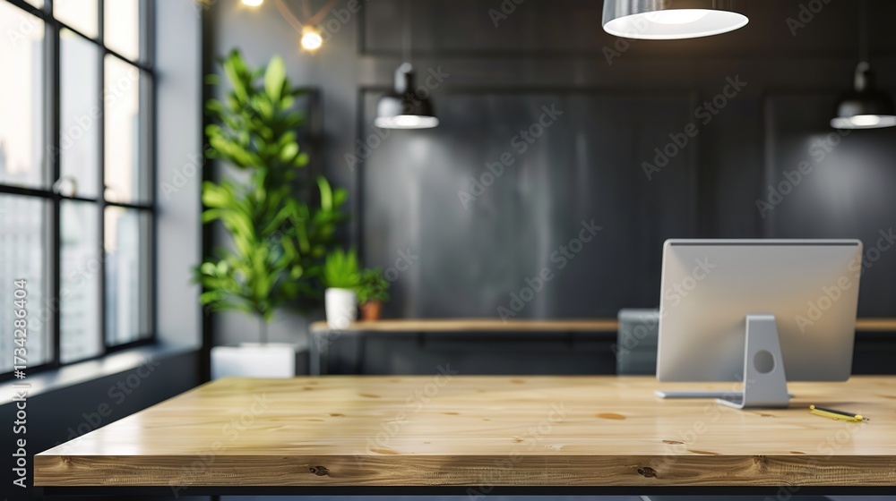 Simple Office Background Design Images, presenting neat desks, floor ...