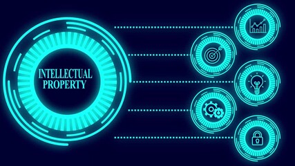 Modern insight visual with futuristic hud elements on a dark background