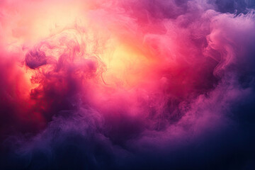 Canvas Print - Elegant Smooth Gradient Against a Soft Blurred Background