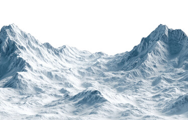 Naklejka na meble PNG Snowy mountain landscape scenery