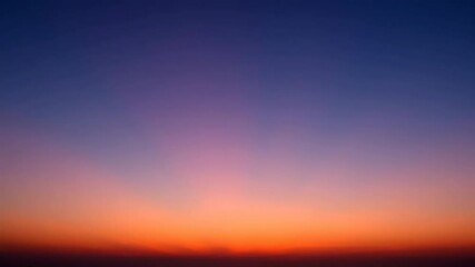 Wall Mural - A smooth, captivating gradient of colors transitions across the sky from horizon to zenith during twilight twilight, sky from horizon to zenith, red