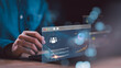 © chaylek - Digital HR analytics dashboard with recruitment interface, employee evaluation, and workforce management system, showing data visualization, checklist, performance metrics for business transformation