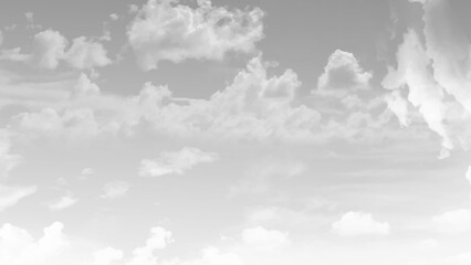 Wall Mural - Nature background, White sky and cloud in rainy day,  stock photo