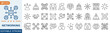 © AGE - Networking editable icon set. Containing network, connections, relationship, online networking, community, events, social network and more. Editable stroke. Vector illustration  eps 10