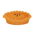 © Atelier - Delicious baked pie dessert with crust