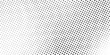 © Farrohah - Monochrome gradient halftone dots background. Vector illustration. Abstract small grunge dots on white background