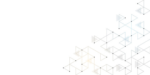 Wall Mural - Abstract background with a geometric pattern of triangle shapes. Graphic design element