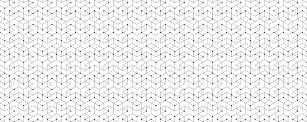 Wall Mural - Abstract background with a seamless pattern of simple geometric shapes. Stylish texture